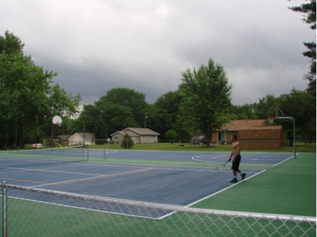 Tennis & Basketball right by cottage